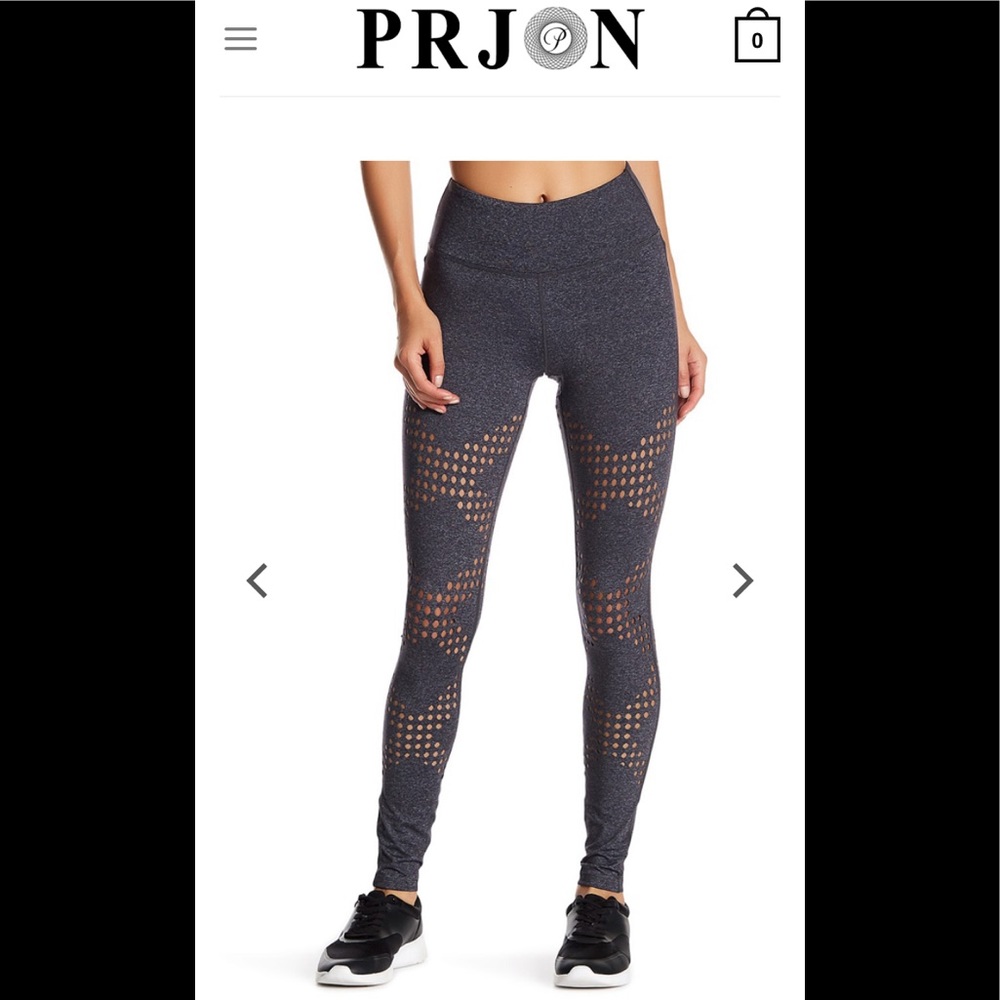 PRJON Cross Laser Cut Leggings